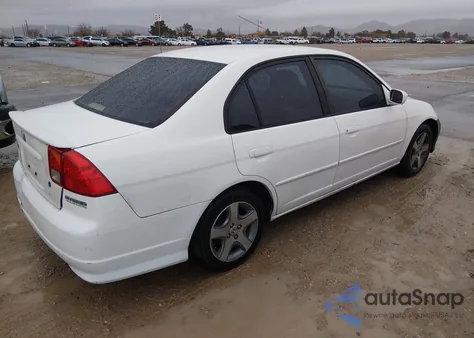 2004 Honda Civic Hybrid из США, поврежденный, VIN JHMES95644S013604